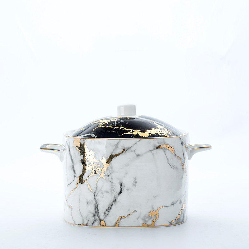 Ceramic Dishes and Tableware Set for Dining