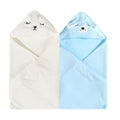 Zunzuncitos- Baby Towels 2 Pack Soft Baby Bath Towels Cute Design Baby Towels with Hood Gift Set Toddler Bath Towel and Baby Towels for Newborn Absorbent Infant Towels Boys Girls and Neutral (Blue)